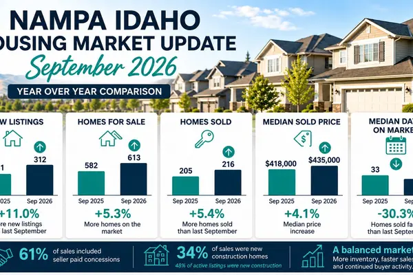 Nampa Idaho Housing Market Update: September 2026